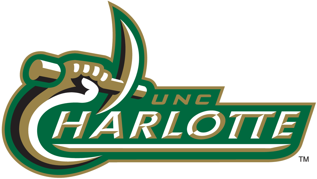 Charlotte 49ers 1998-Pres Wordmark Logo custom vinyl decal